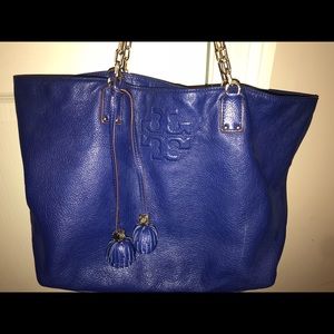 Tory Burch Leather Thea Tassel Tote
